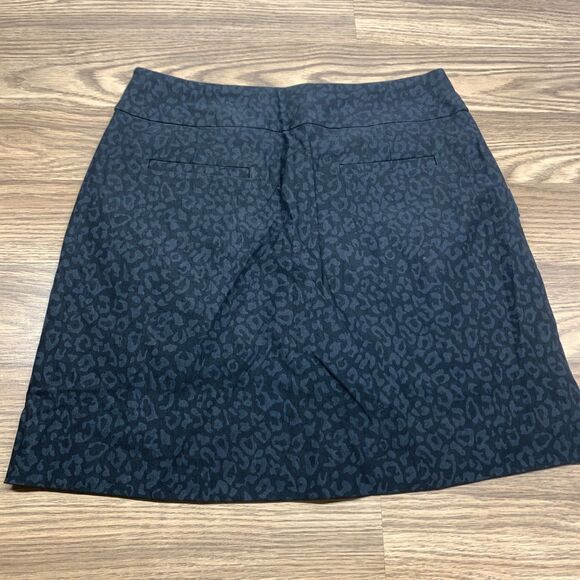 Athletic Skirt Swing Control Skort Womens Size 6 Black Leopard Stretch Golf - Picture 7 of 7